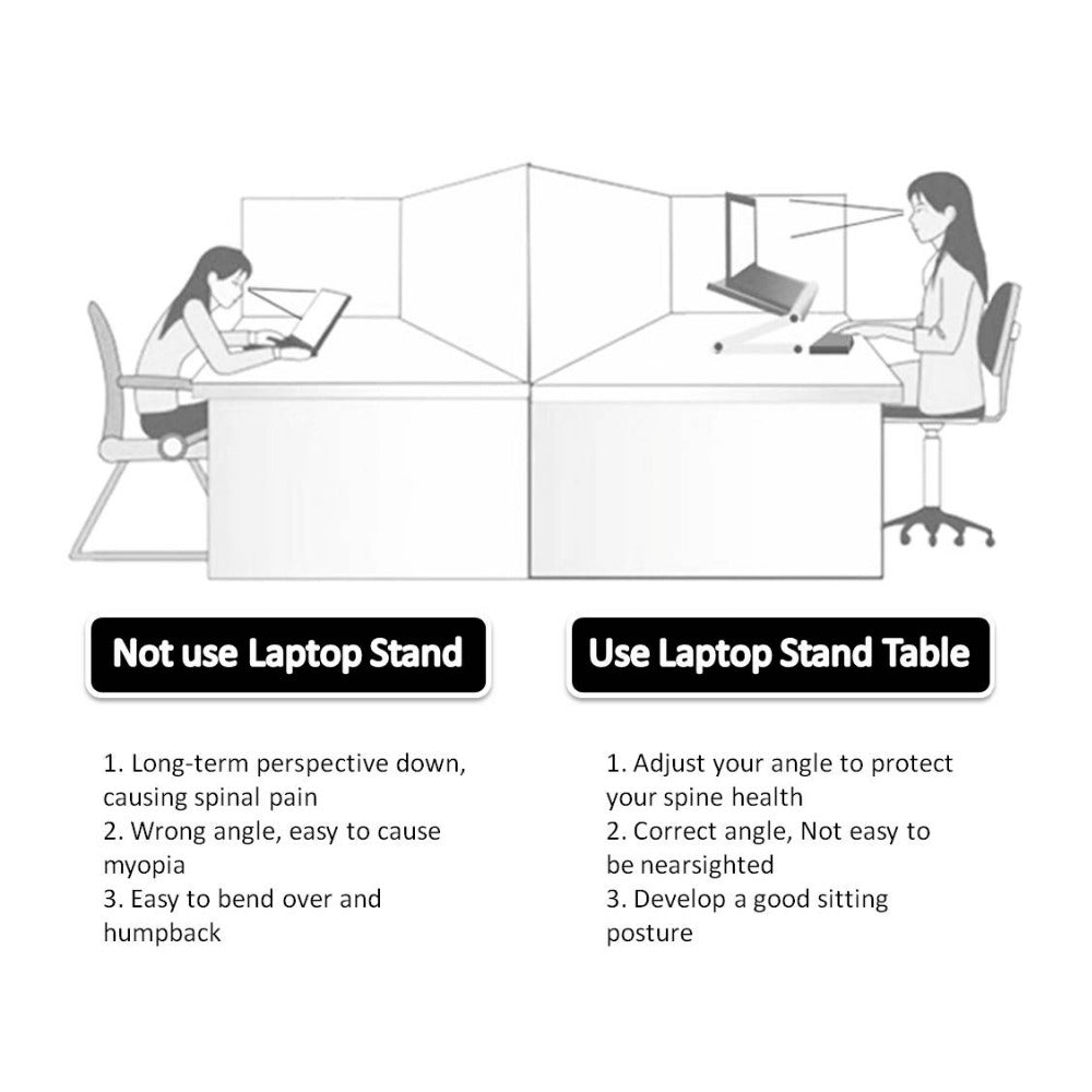 Ergonomic Foldable Laptop Stand