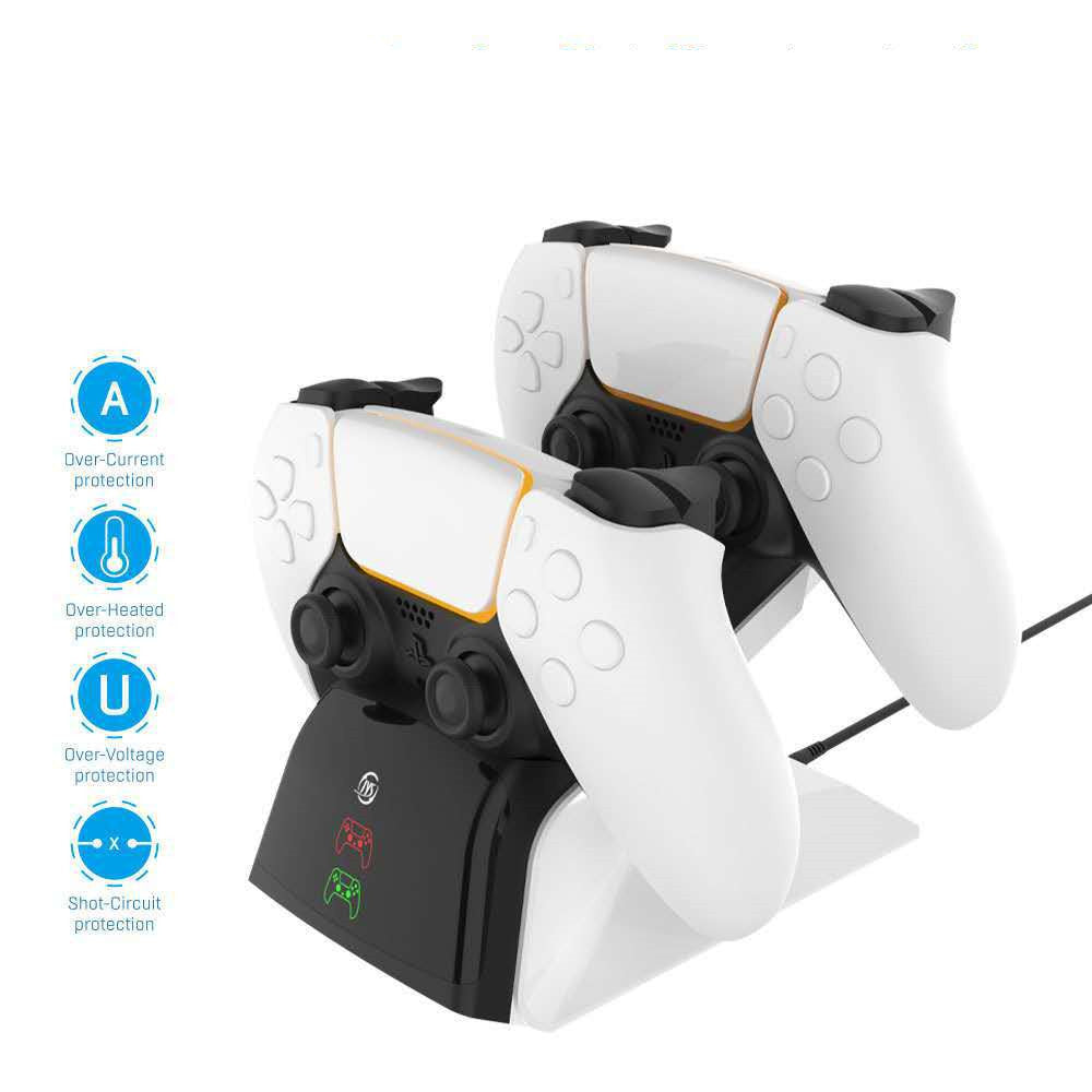 PS5 gamepad dual charging station