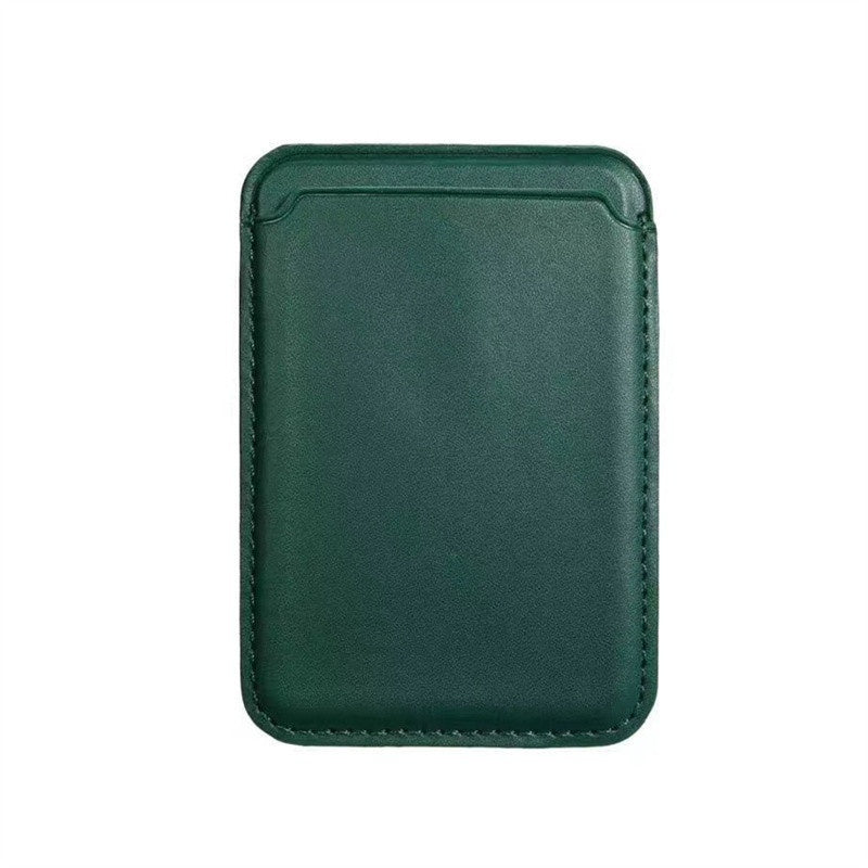 Magsafe Luxury Leather Card Holder Wallet Case