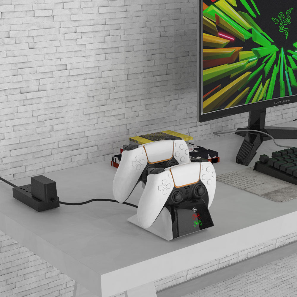 PS5 gamepad dual charging station