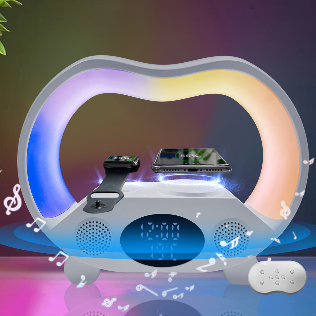 2024 New 6 In 1 Smart Remote Control Bluetooth-compatible Ambience LED light and Speaker