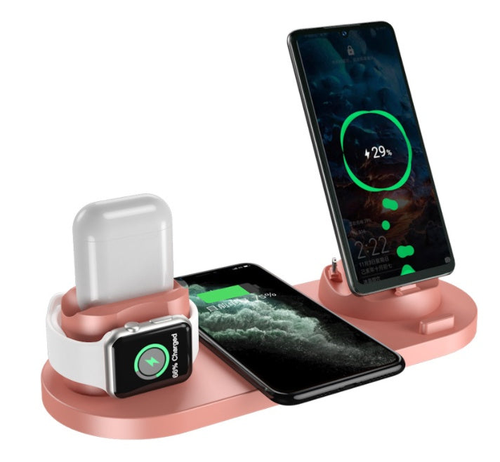 Wireless 6 In 1 Charging Dock Station for Iphone