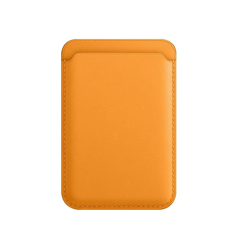 Magsafe Luxury Leather Card Holder Wallet Case