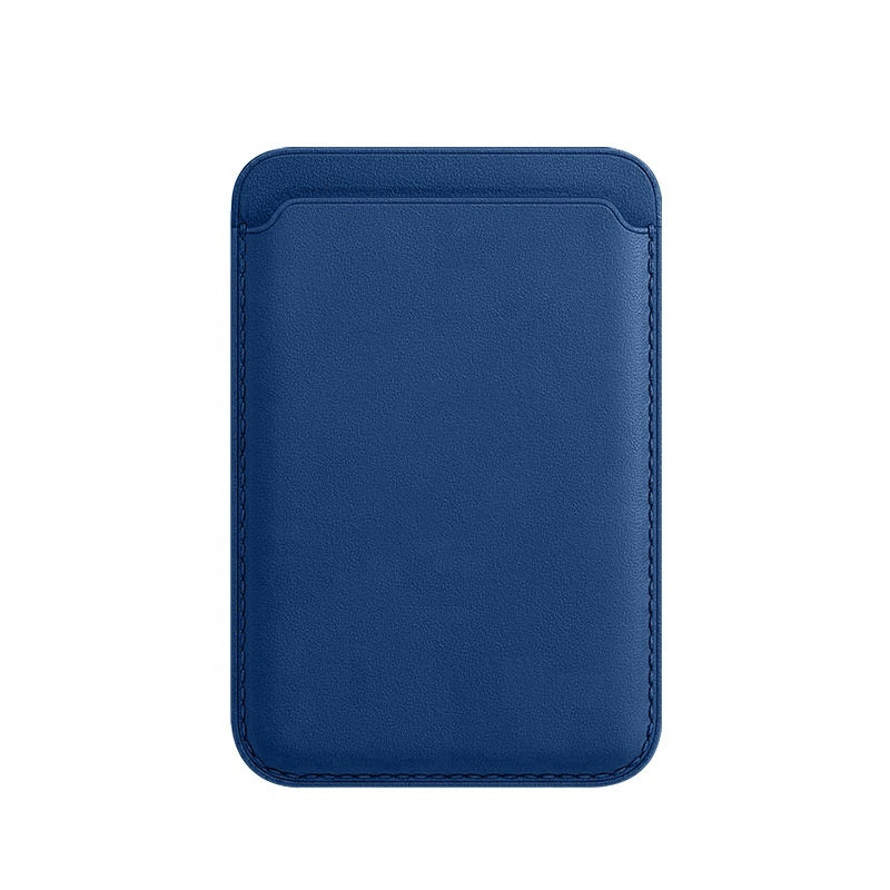 Magsafe Luxury Leather Card Holder Wallet Case