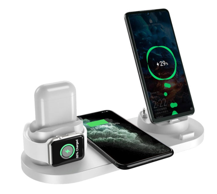 Wireless 6 In 1 Charging Dock Station for Iphone