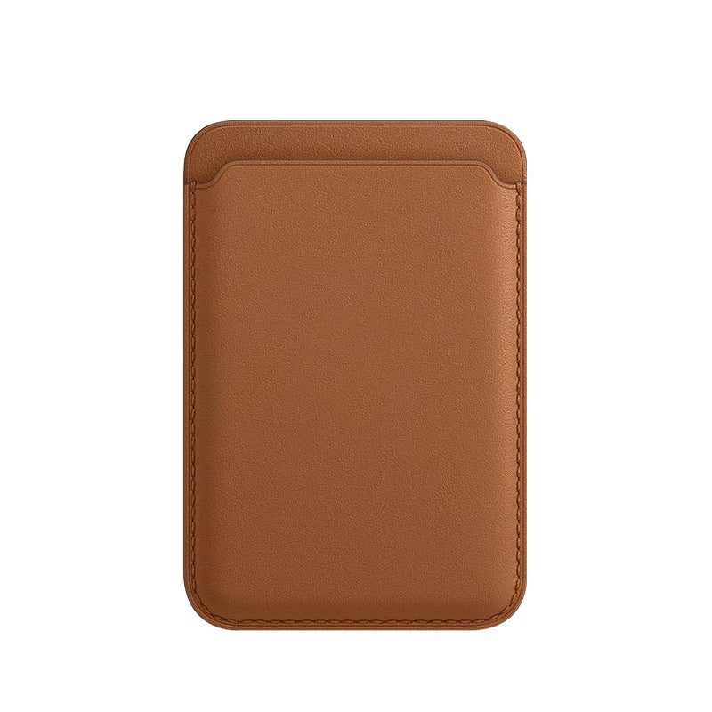 Magsafe Luxury Leather Card Holder Wallet Case