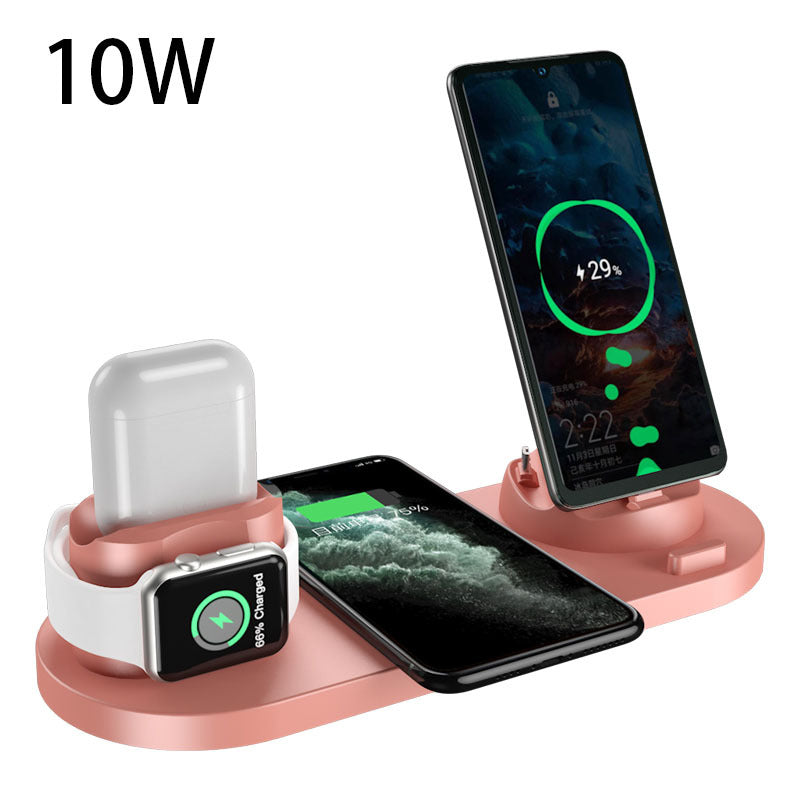 Wireless 6 In 1 Charging Dock Station for Iphone